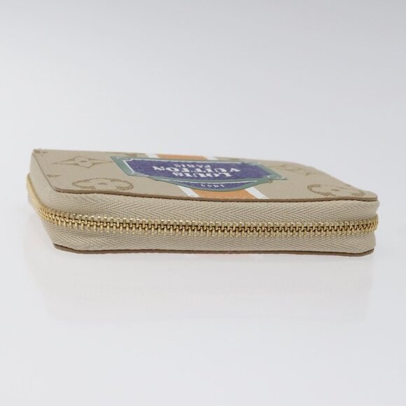 LOUIS VUITTON Monogram Monopanam Zippy Coin Purse Beige M82691 LV Auth BD1311AM - Picture 7 of 16